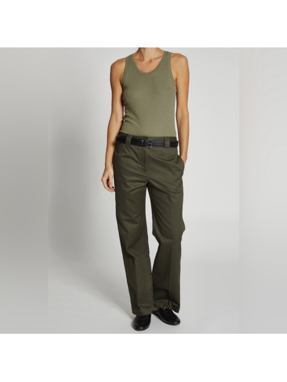 Saintart olive Nessa chino pant SZ XS NWT